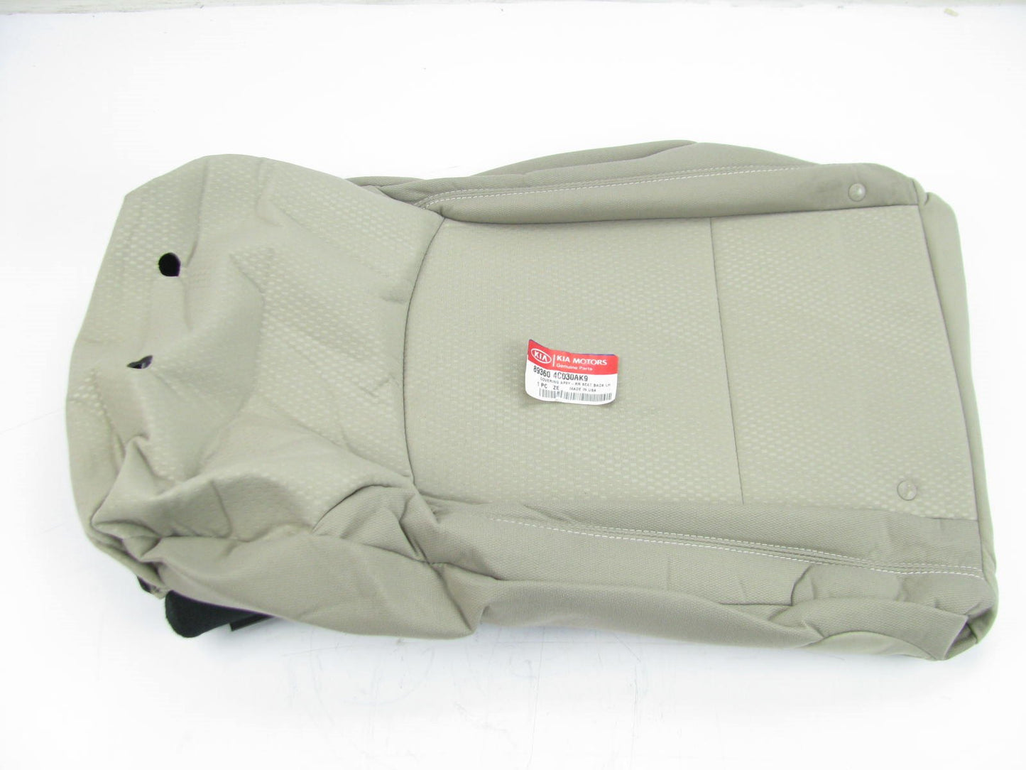 NEW OEM 893604C030AK9 Rear Left Seat Back Cloth Cover Gray For 12-13 Kia Optima