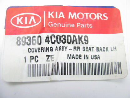 NEW OEM 893604C030AK9 Rear Left Seat Back Cloth Cover Gray For 12-13 Kia Optima