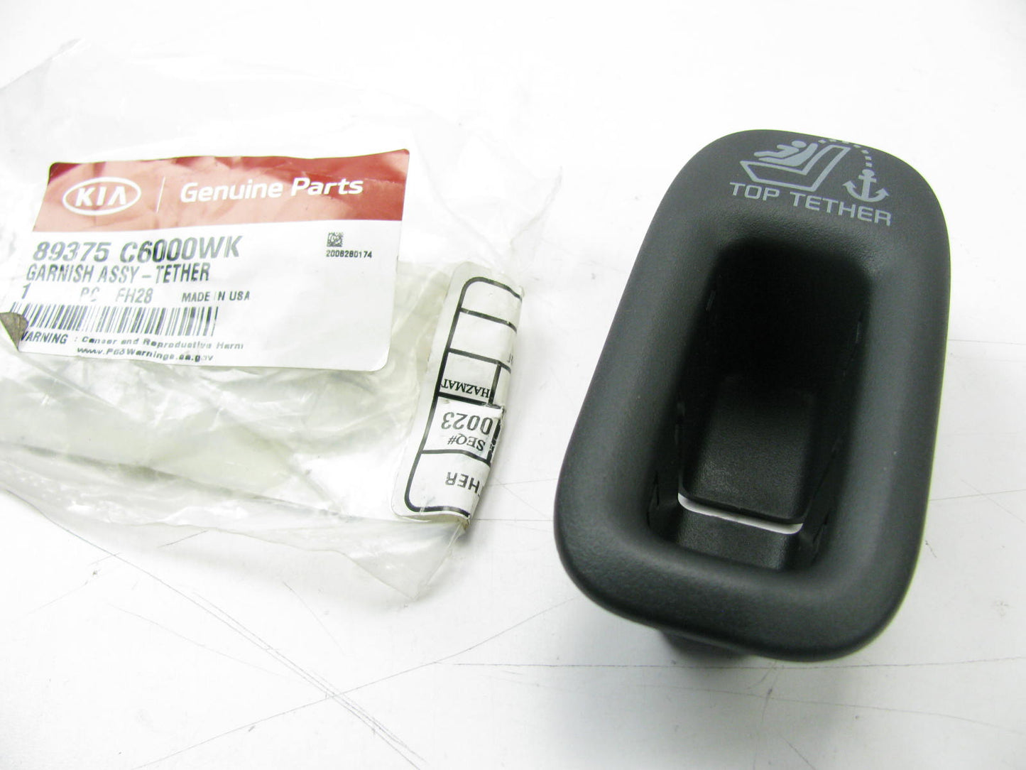 Seat Back Frame Bezel Tether For Child Baby Seat For 16-20 Sorento 89375C6000WK
