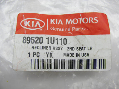 NEW - OEM 895201U110 Rear Left Second Seat Recliner For 2009-12 Kia Sorento