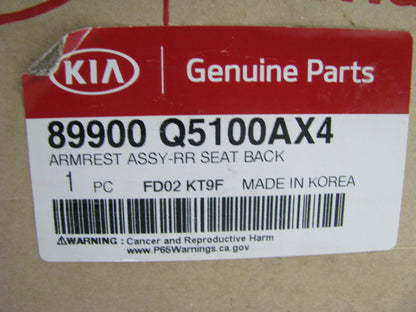 NEW Rear Seat Console Armrest Cup Holder OEM For 21-24 Kia Seltos 89900Q5100AX4