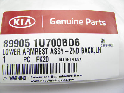 NEW GENUINE REAR OUTER LEFT 2nd Seat Armrest Arm Rest OEM For 13-14 Kia Sorento