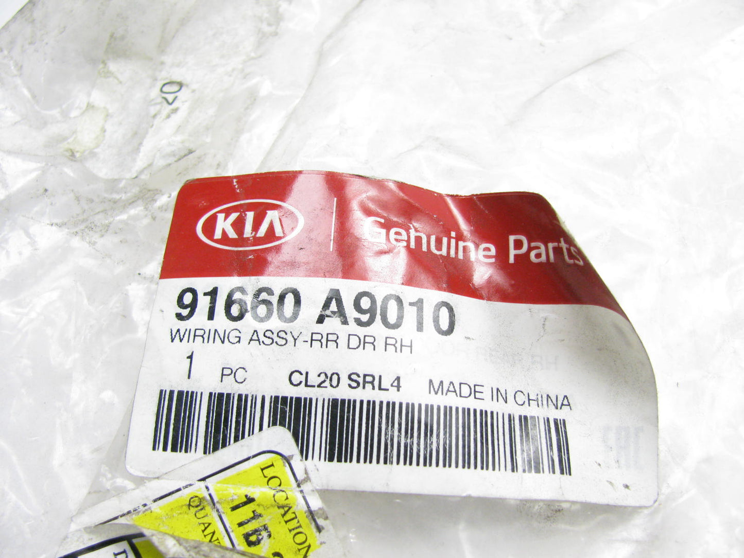 NEW Rear Right Passengers Side Door Wire Harness OEM For 16-18 Sedona 91660A9010