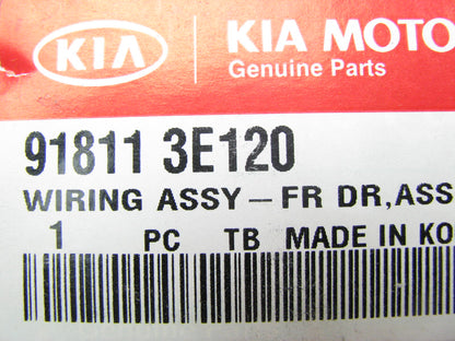 NEW OEM GENUINE Front Right Door Wire Harness For 2006-08 Kia Sorento 918113E120