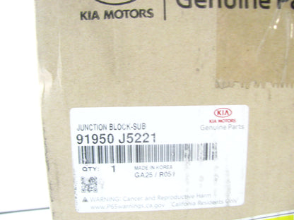 NEW 91950J5221 REAR TRUNK Junction Fuse Box OEM For 2018-2020 Kia Stinger 2.0L