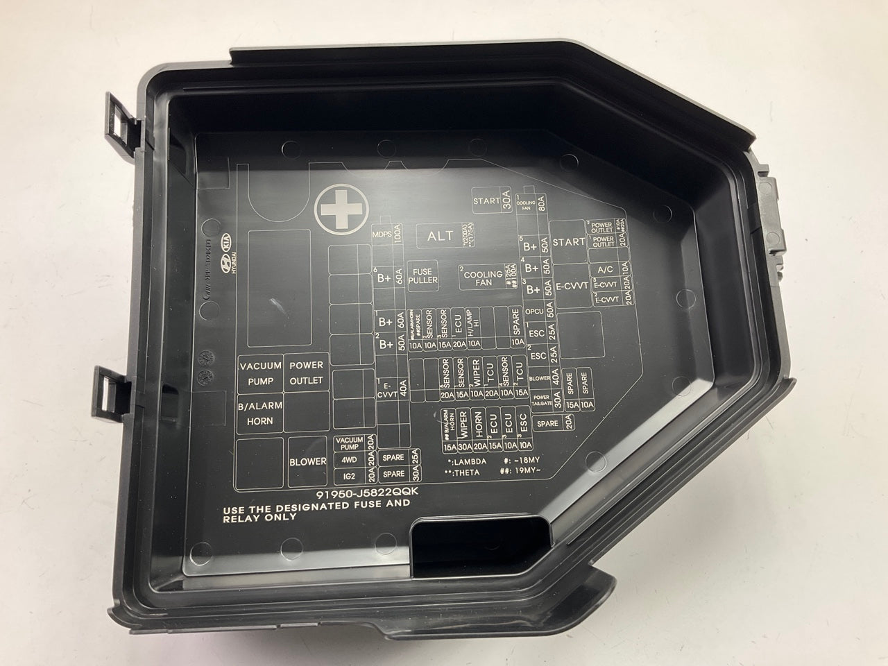 NEW Fuse Box Cover # 91950-J5822 & Multi-Fuse OEM For 2019-2021 Kia Stinger