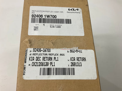 Rear Bumper Right Passengers Side Reflector OEM For 2016-2017 Kia Rio 924061W700