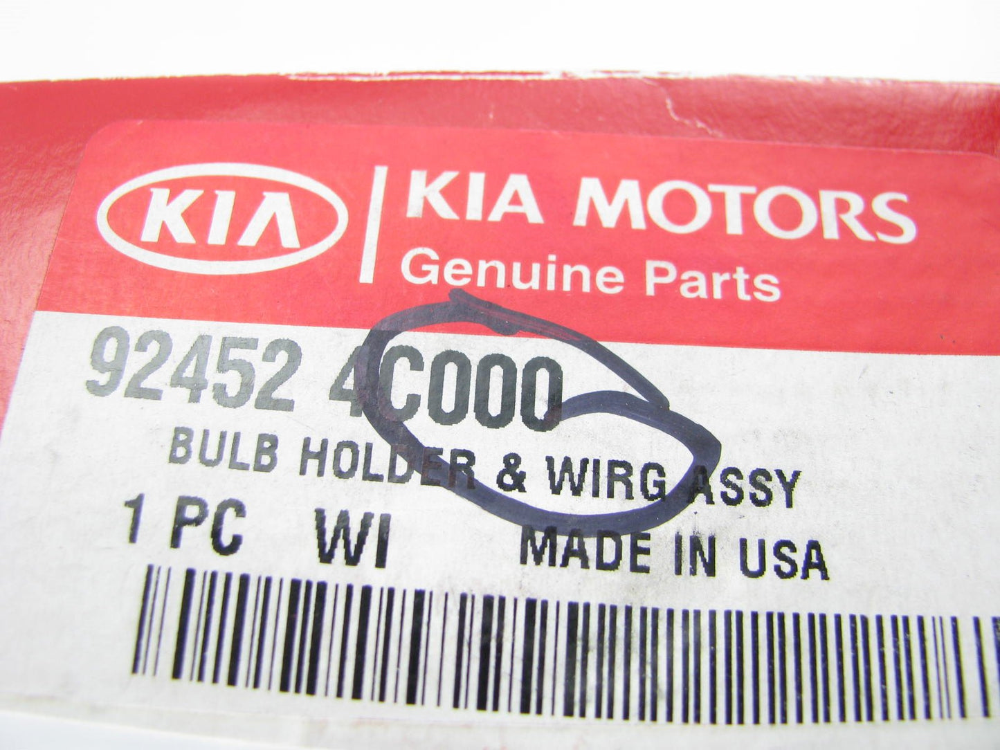 Trunk Bulb Socket Wire Harness Non-LED Type OEM For 2012-13 Kia Optima US-BUILT