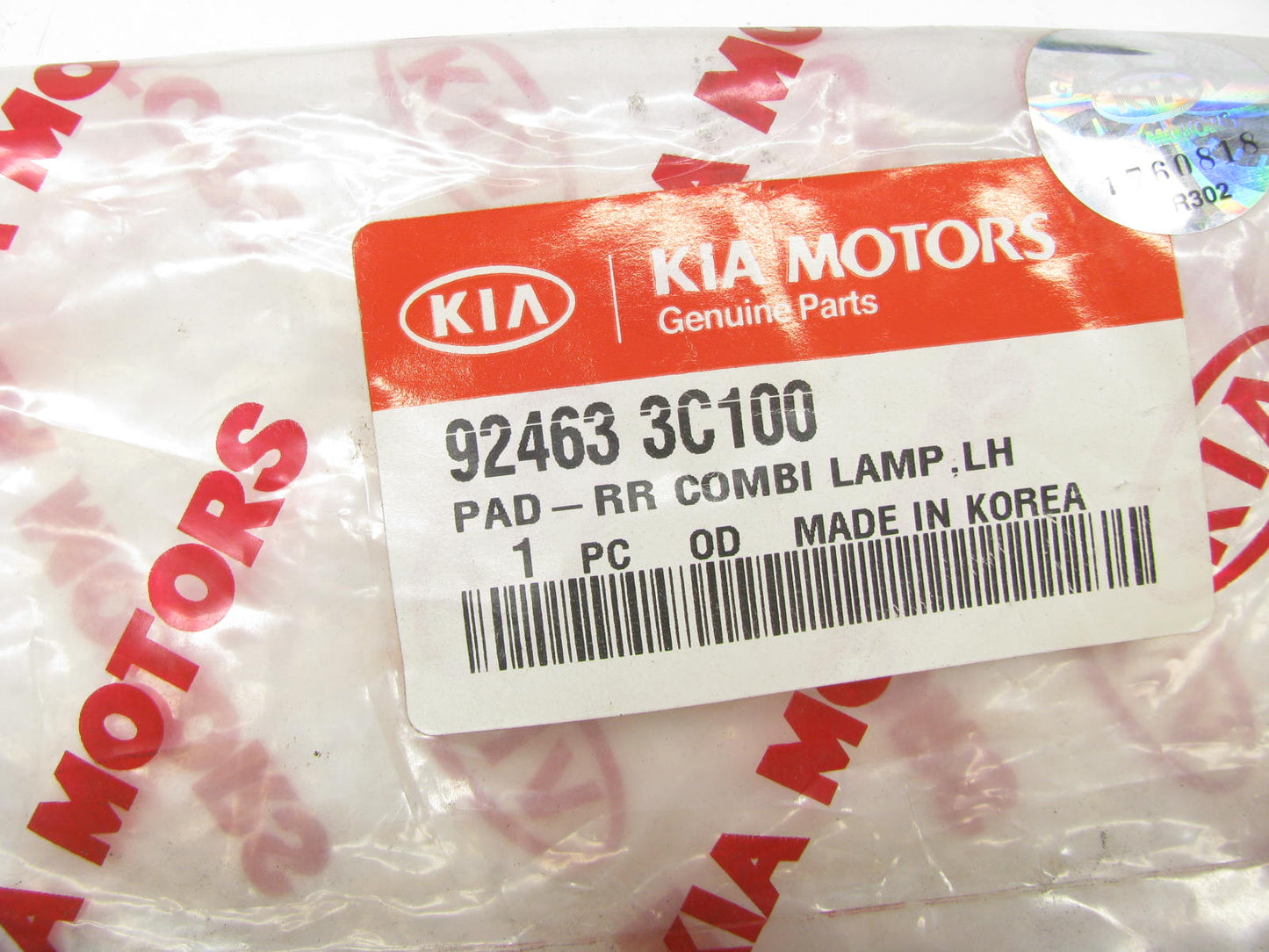 NEW - OEM 924633C100 Tail Light Mounting Gasket For 2003-2006 Kia Optima