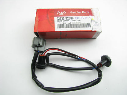 NEW - OEM GENUINE License Plate Light Lamp Socket & Wire For 2014-2019 Kia Soul