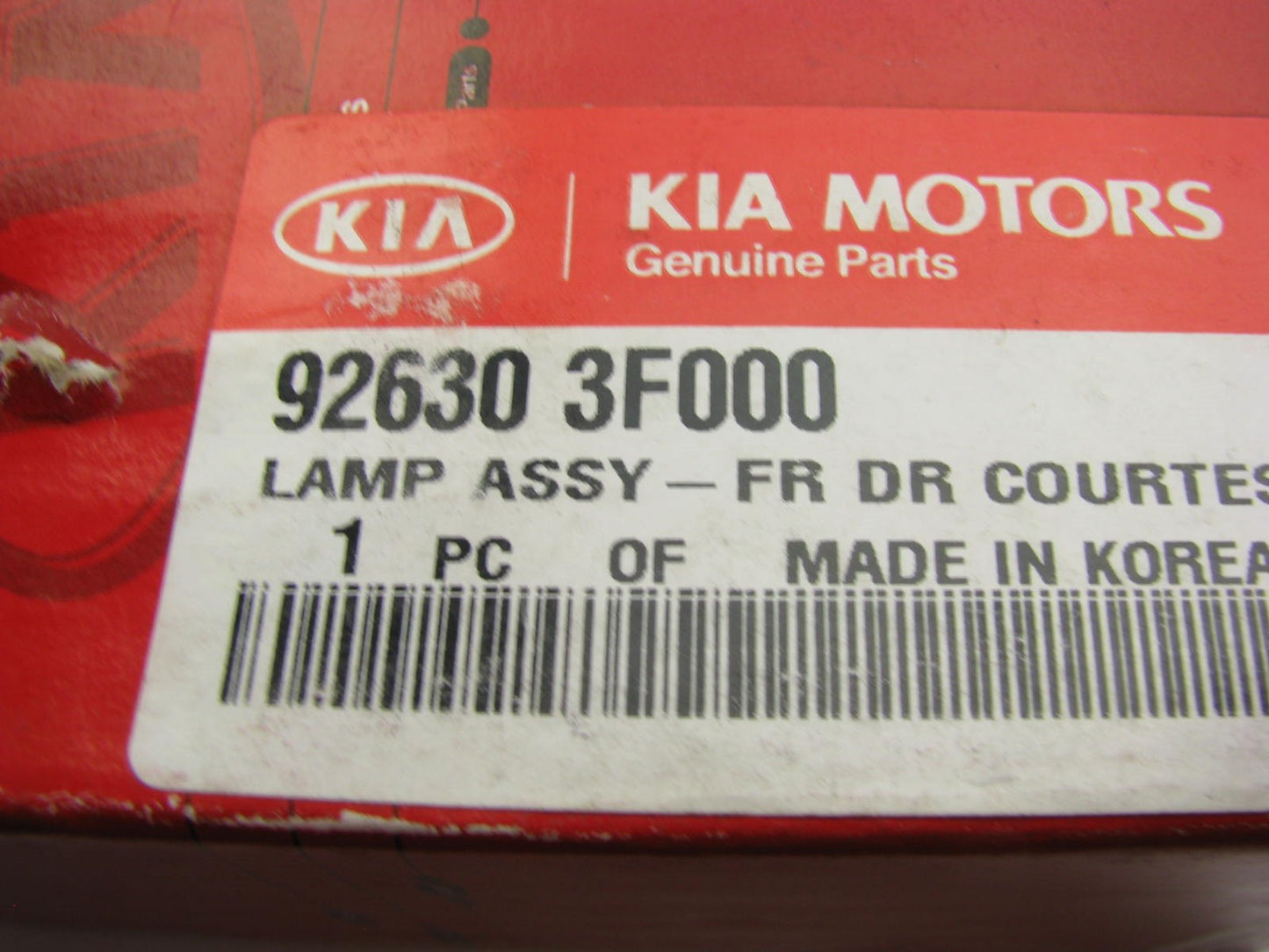 New Genuine OEM Front Left Side Door Courtesy Lamp Light For 2004-09 Kia Amanti