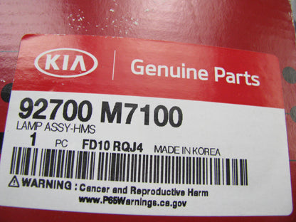 Center High Mount Stop LED Lamp Brake Light OEM For 2019-24 Kia Forte 92700M7100