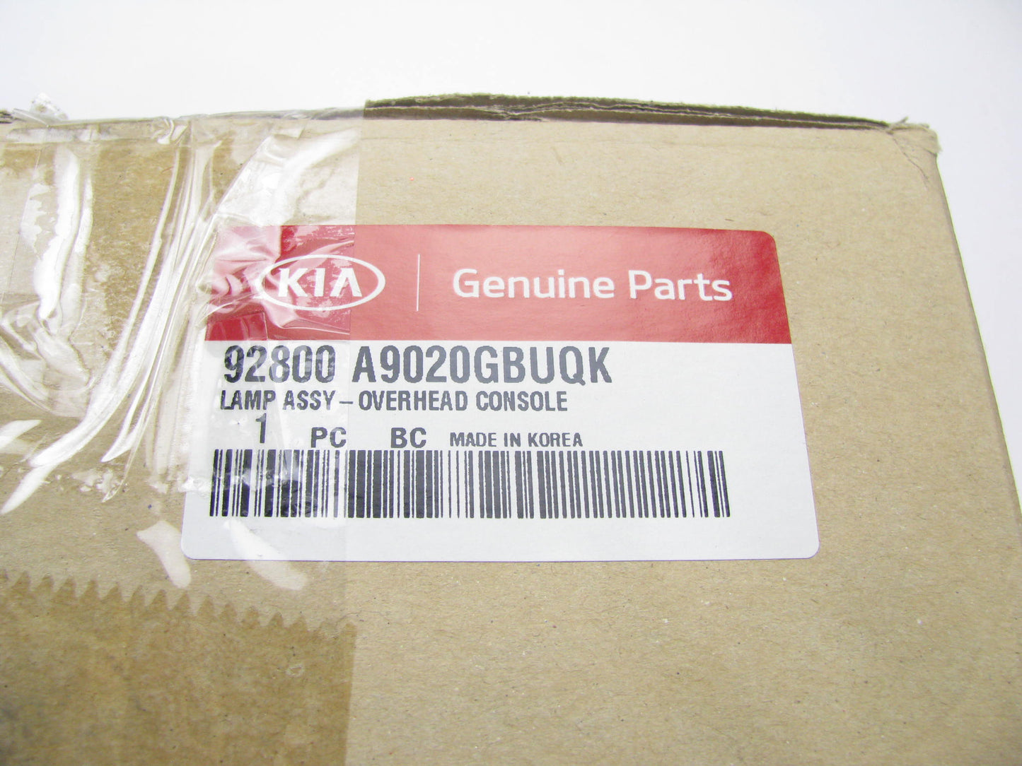 NEW Overhead Console Map Light Dome Lamp OEM For 15-18 Kia Sedona W/O Sun Roof