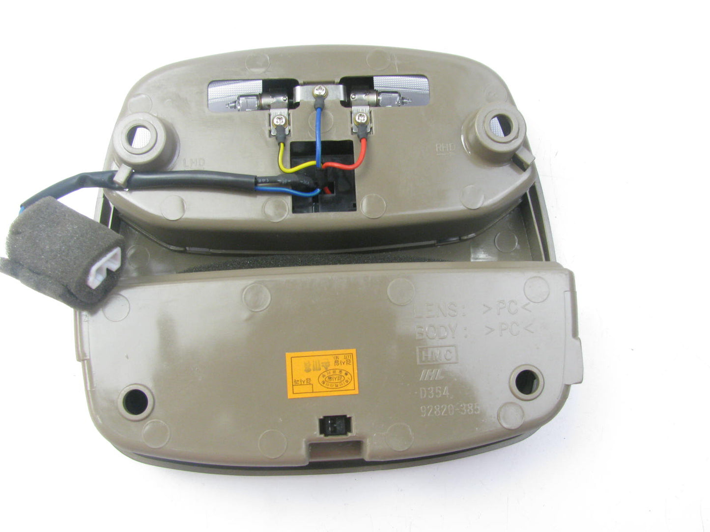 NEW - OEM 9282038500BT Overhead Console & Lamp Assembly For 2001-2002 Kia Optima