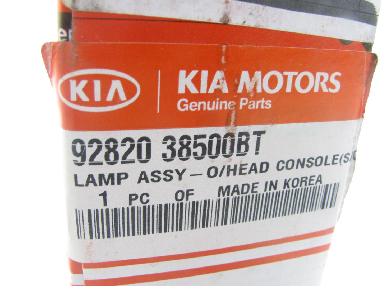 NEW - OEM 9282038500BT Overhead Console & Lamp Assembly For 2001-2002 Kia Optima