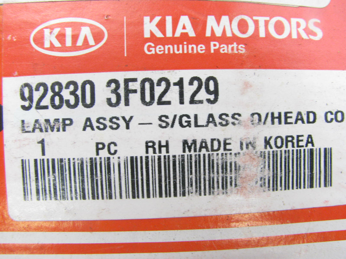 NEW - OEM 928303F02129 Overhead Console & Lamp Assembly For 2006-2009 Kia Amanti