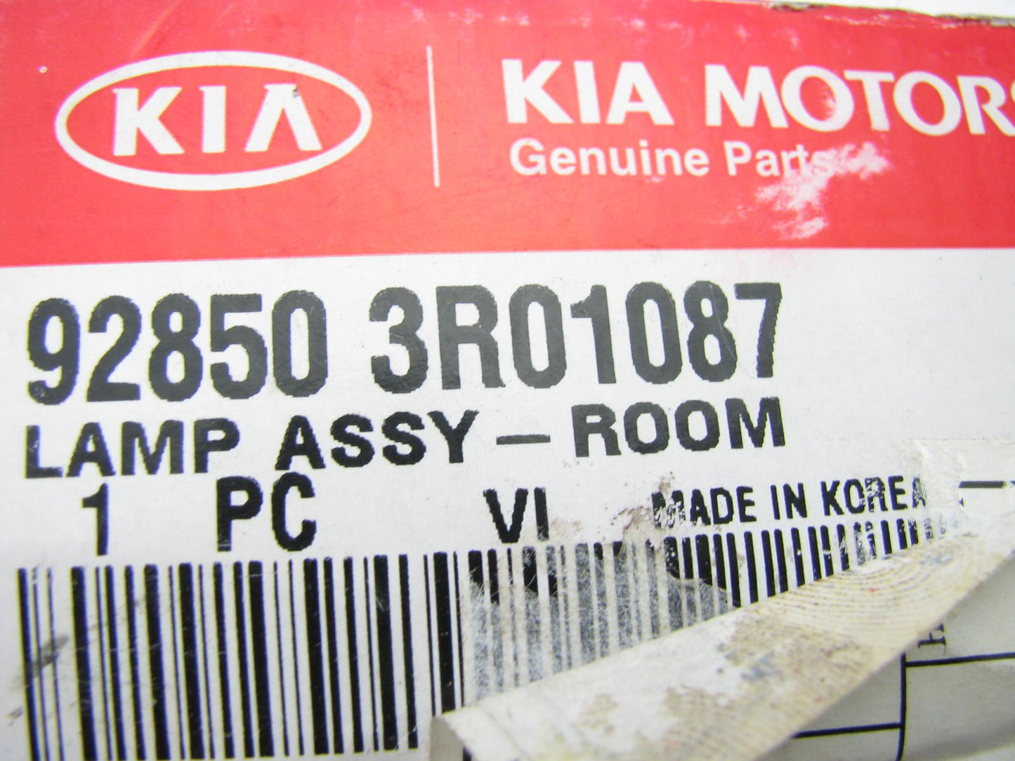 NEW GENUINE Dome Light Lamp Gray OEM For 2011-2016 Kia Optima 928503R01087