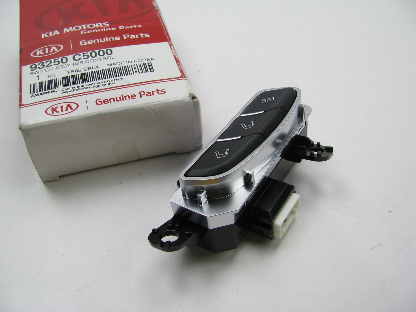 Driver Front Left Seat Memory Control Switch OEM For 16-20 Sorento 93250C5000