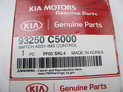 Driver Front Left Seat Memory Control Switch OEM For 16-20 Sorento 93250C5000