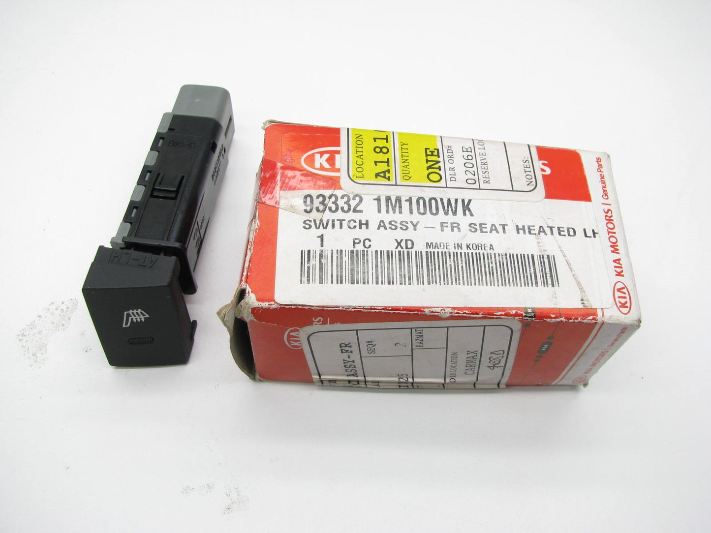 NEW GENUINE FRONT LEFT Seat Heater Switch OEM For 10-13 Kia Forte Koup