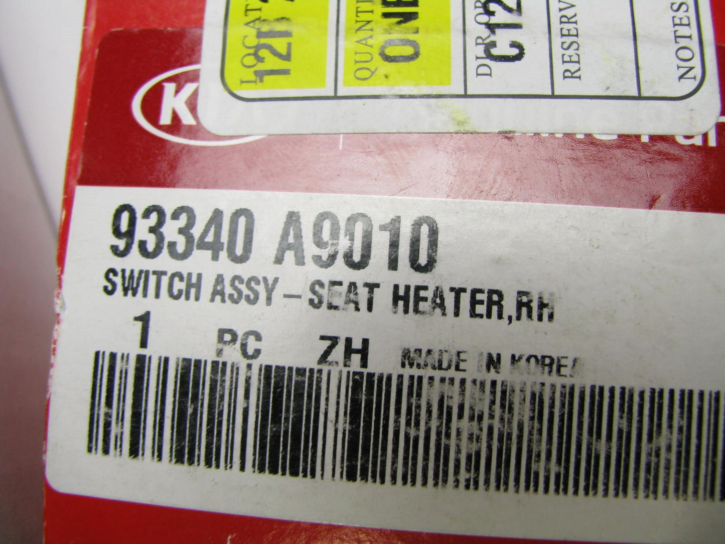 NEW - OEM Genuine Right Side Seat Heater Switch For 2015-2021 Kia Sedona