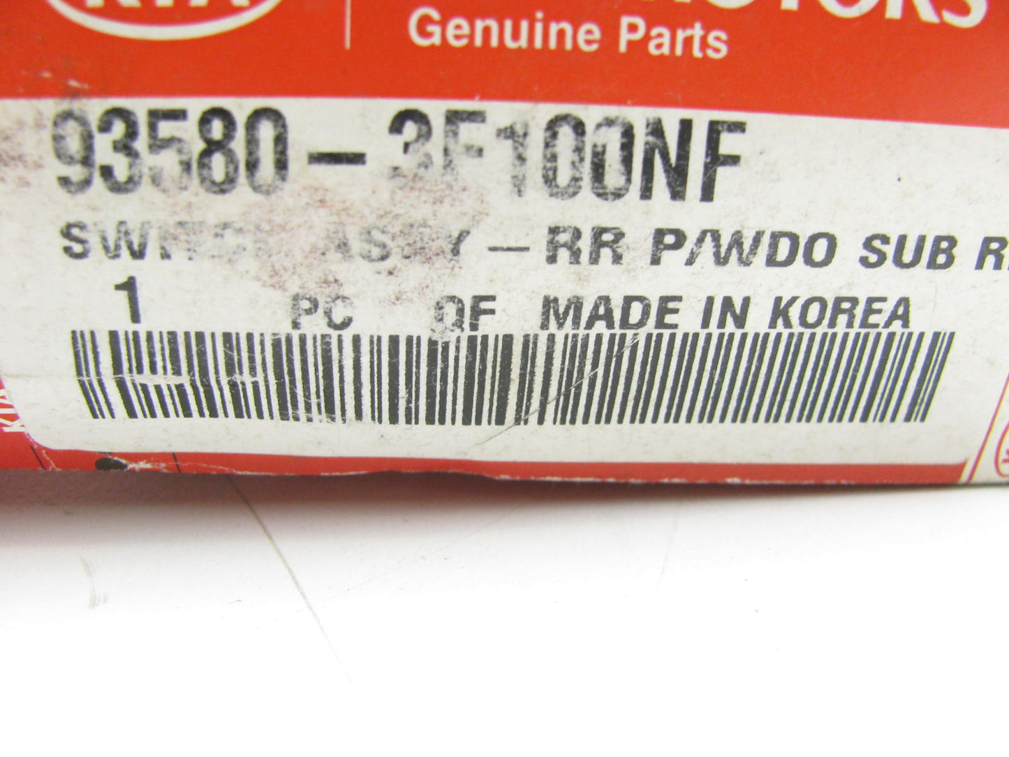 NEW - OEM 935803F100NF Rear Right Power Window Switch For 2004-2006 Kia Amanti