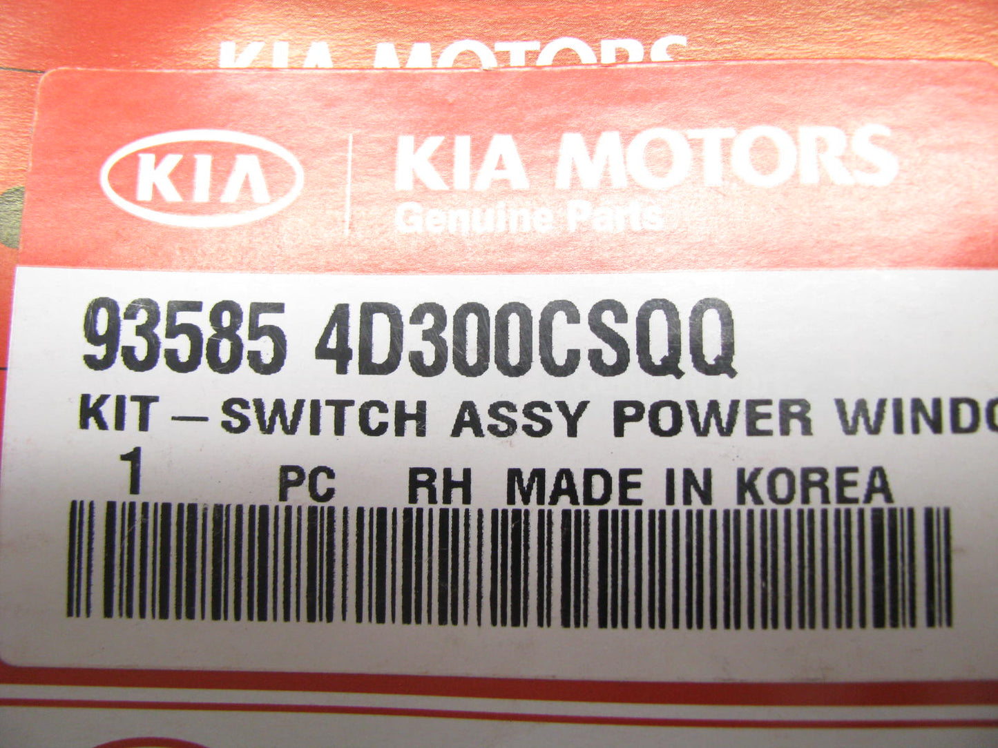 NEW GENUINE REAR Power Window Switch Set LH & RH For 07-12 Kia Sedona TAN COLOR