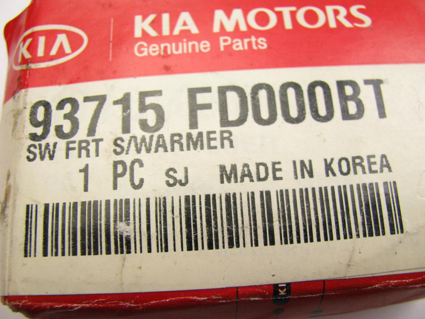 NEW - OEM Genuine Front Seat Heater Warmer Switch BEIGE For 2003-05 Kia Rio