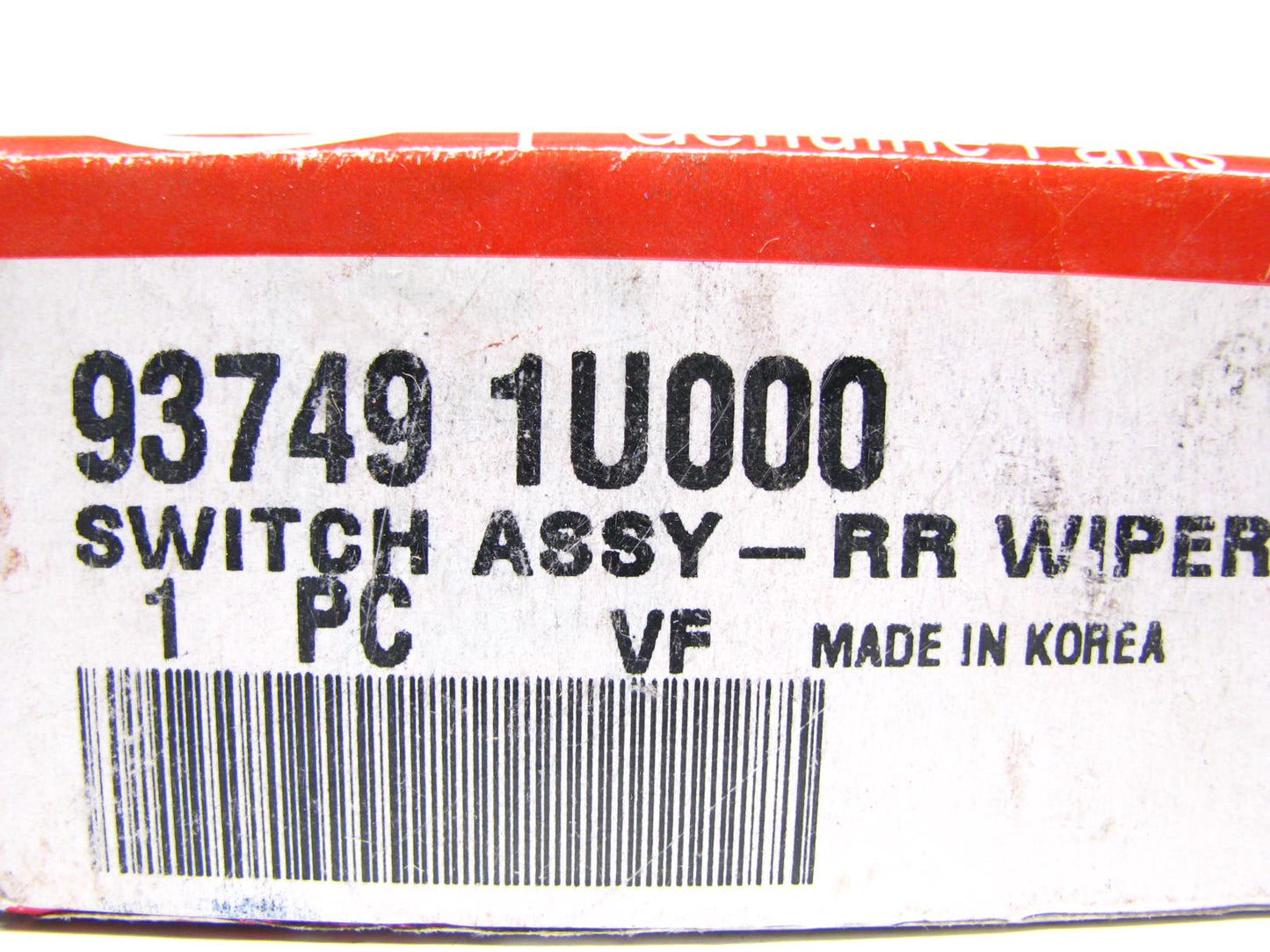 NEW - OEM 937491U000 Rear Wiper Switch For 2009-2012 Kia Sorento