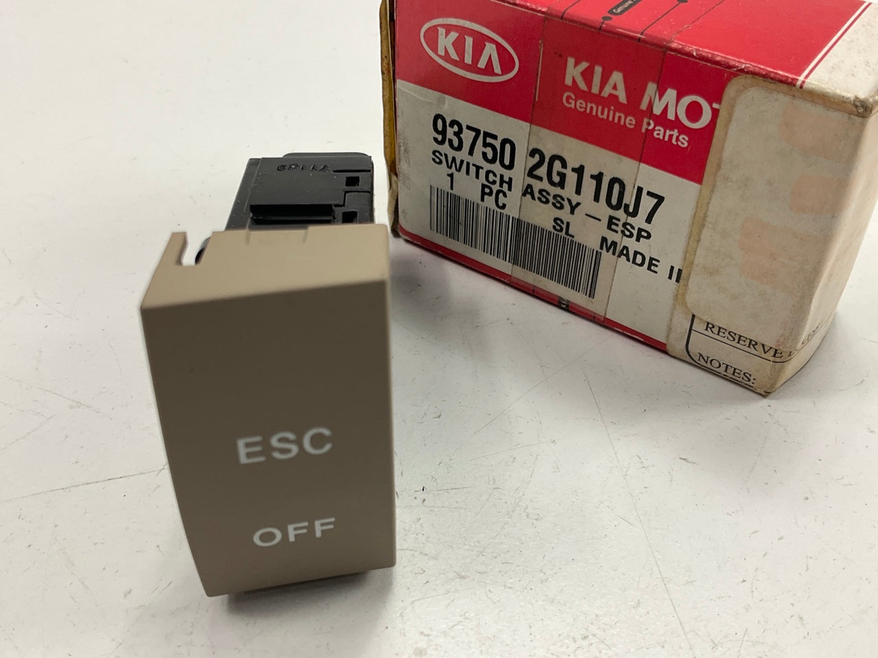 NEW - OEM ESC Electronic Stability Control Switch For 2006 Optima 937502G110J7
