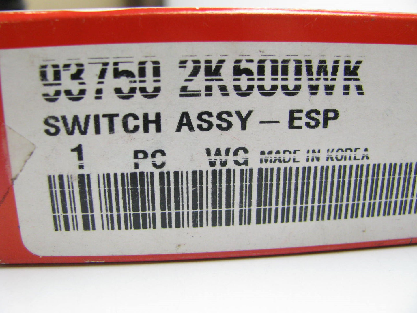 NEW GENUINE OEM ESP Electronic Stability Switch For 12-13 Kia Soul 937502K600WK