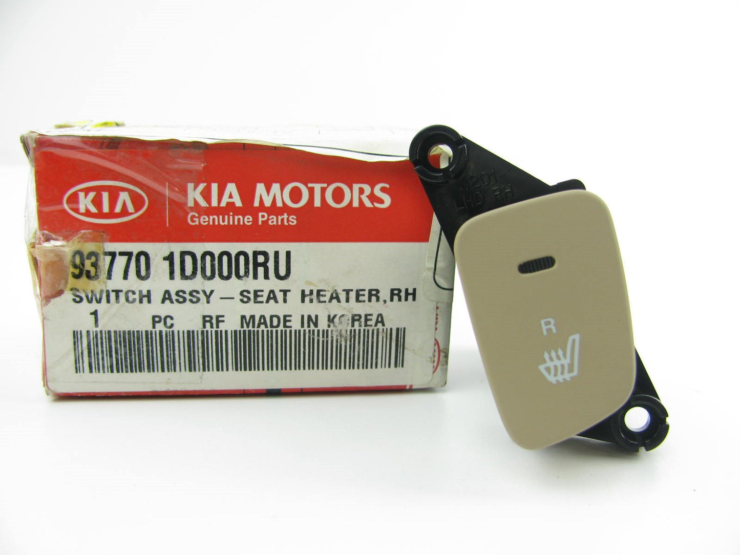 NEW GENUINE Right Seat Heat Warmer Switch (Beige) OEM For 2006-11 Kia Rondo