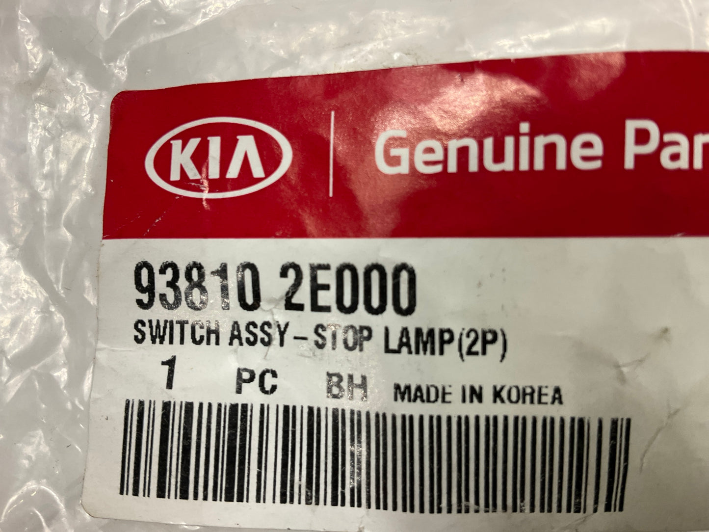 NEW - OEM 938102E000 Stop Brake Light Lamp Switch For 2005-2015 Kia