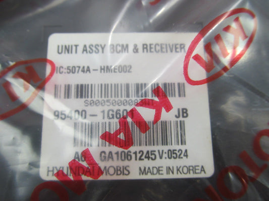 NEW - OEM 954001G601 Keyless Entry Receiver For 2007-2008 Kia Rio