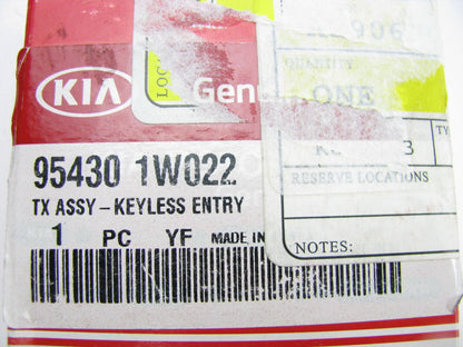 New OEM Keyless Entry Remote Fob Transmitter For 12-15 Kia Rio 954301W022