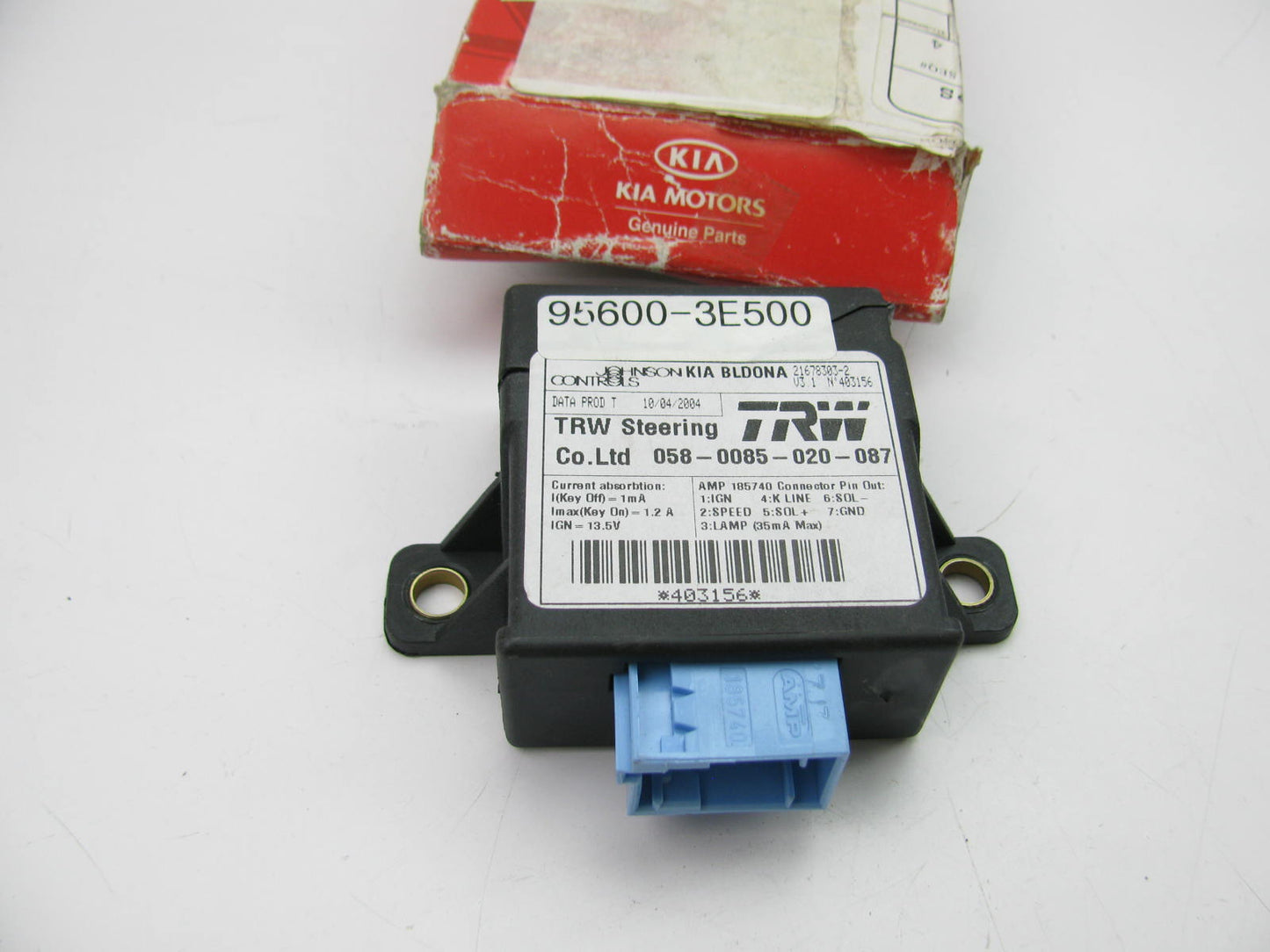 NEW - OEM 95600-3E500 Steering Control Module For 2003-2006 Kia Sorento