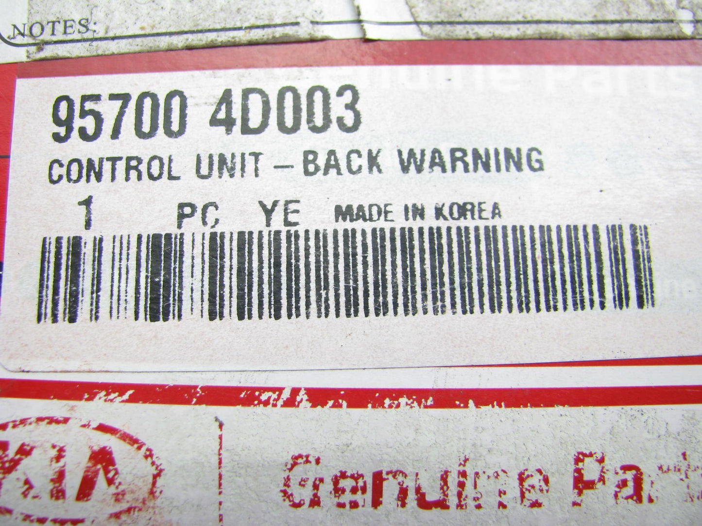 New Reverse Parking Aid Control Module Unit OEM For 11-14 Kia Sedona 957004D003
