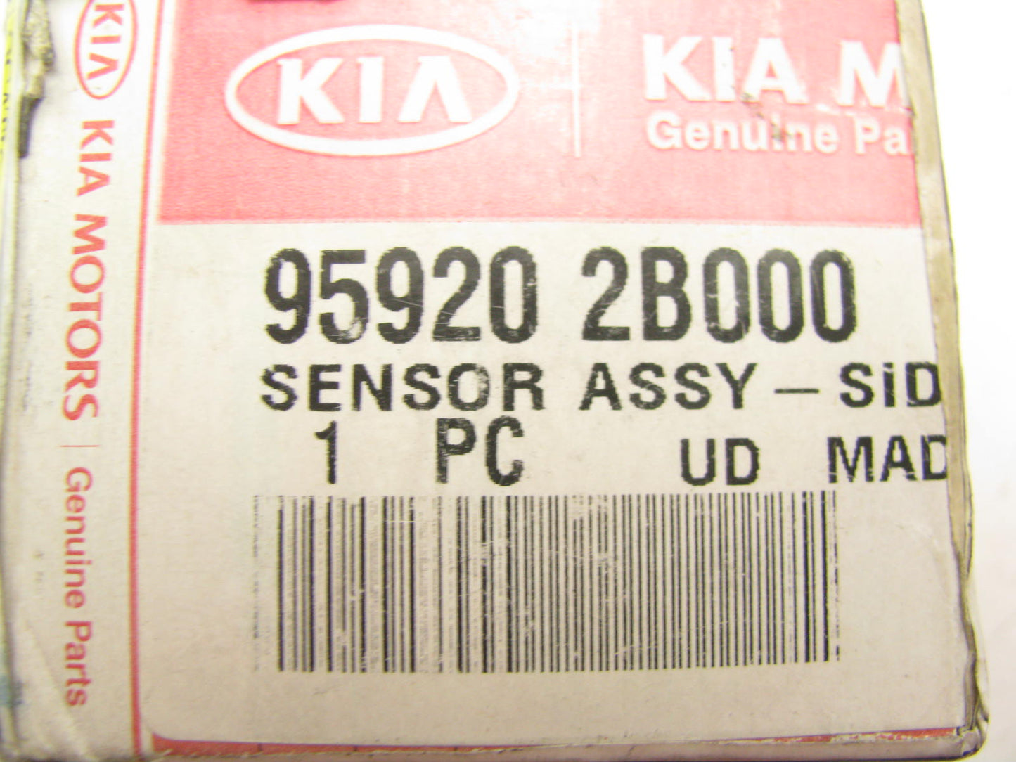 NEW - OEM 959202B000 Side Impact SRS Crash Sensor For 2009 Kia Borrego