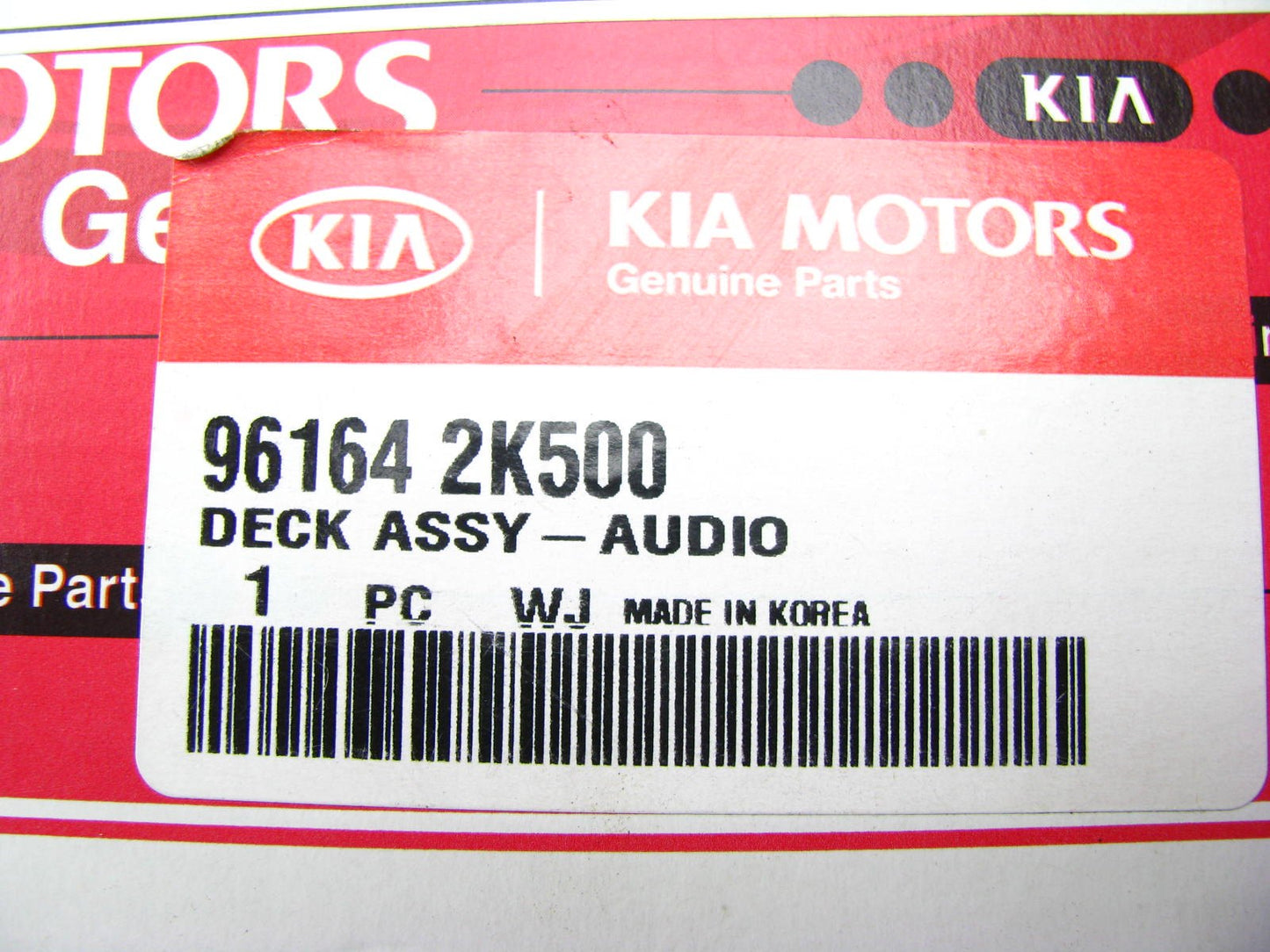 New Genuine CD Player Radio Deck Assembly OEM For 2012-2013 Kia SOUL  961642K500