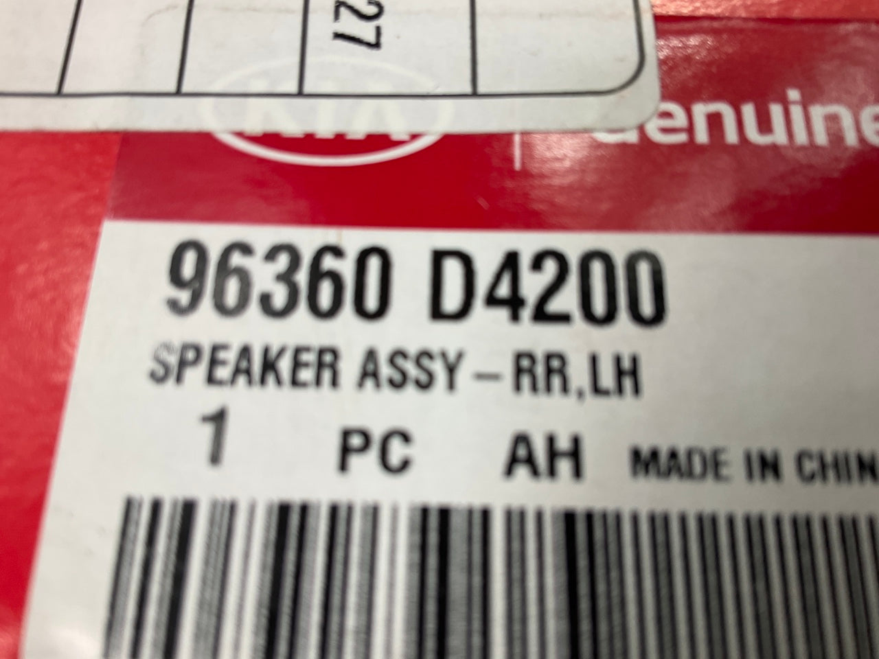 NEW Rear Left Drivers Side Speaker OEM For 2016-2020 Kia Optima 96360D4200