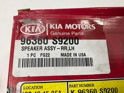 NEW - OEM 96360S9200 Rear Left Quarter Speaker For 2020-2024 Kia Telluride