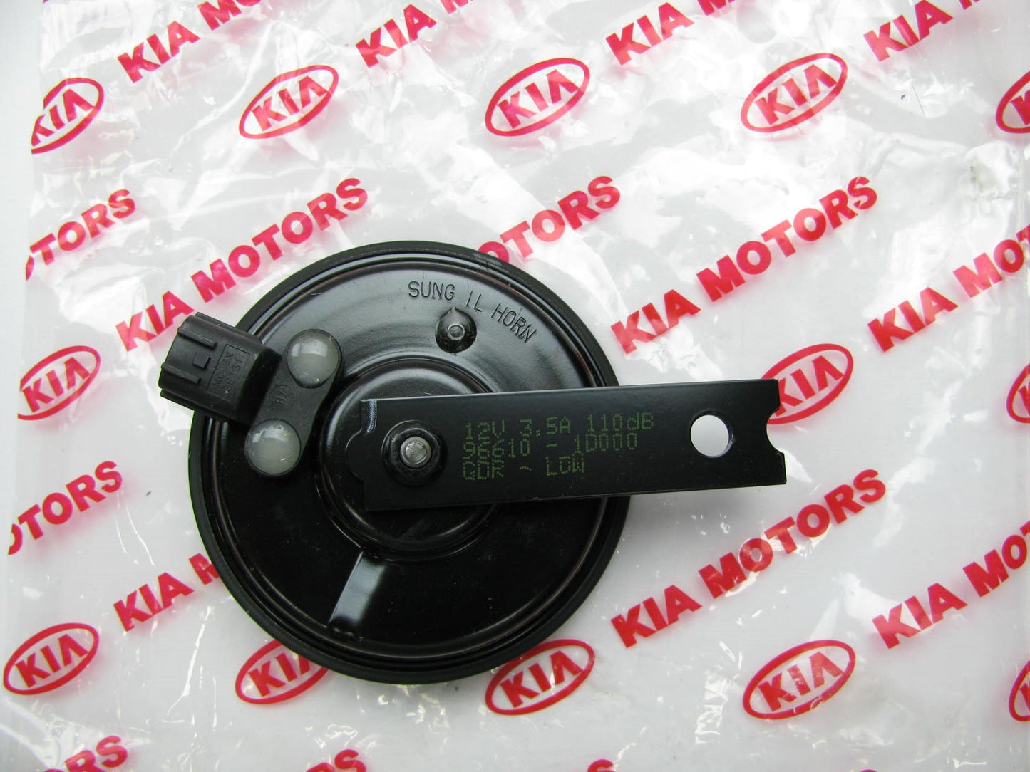 NEW - GENUINE - LOW NOTE Horn OEM For 2007-2008 Kia Rondo 966101D000