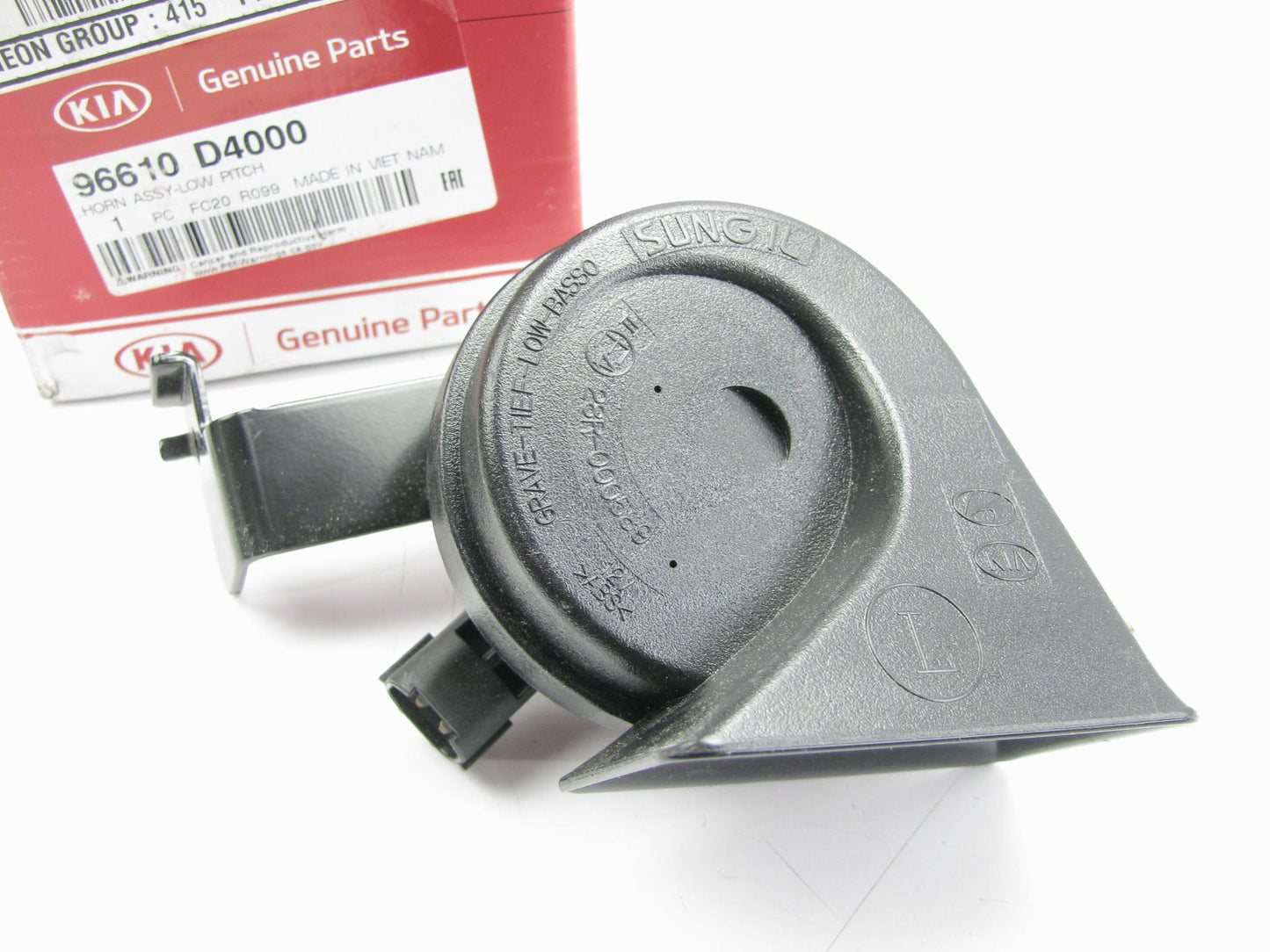 NEW GENUINE Low Pitch Horn OEM For 2014 Kia Optima 96610D4000