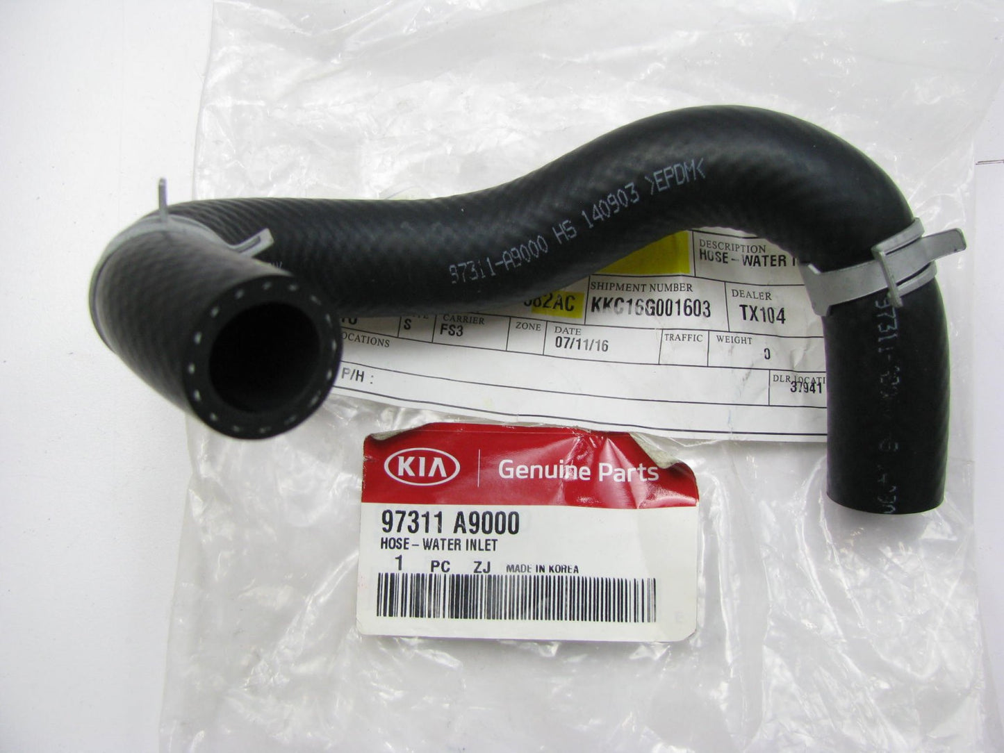 New Genuine HVAC Heater Inlet Hose OEM For 2015-2021 Kia Sedona 97311A9000