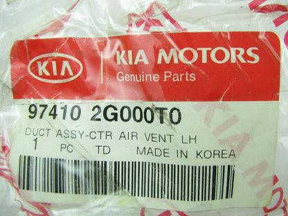 Center (inner) Left Black A/C Air Vent OEM For 2006-2008 Kia Optima 974102G000T0