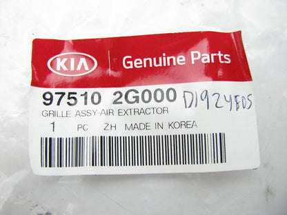 NEW - OEM Quarter Panel Pressure Vent Air Extractor For 09-10 Optima 975102G000