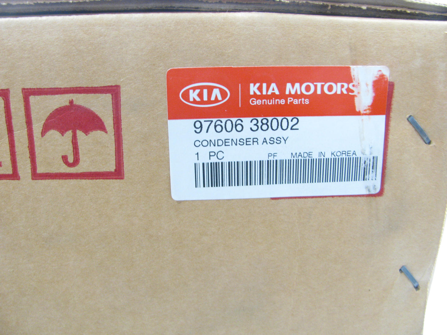 NEW GENUINE A/C Condenser OEM For 2001-2003 Kia Optima, 99-02 Sonata 9760638002