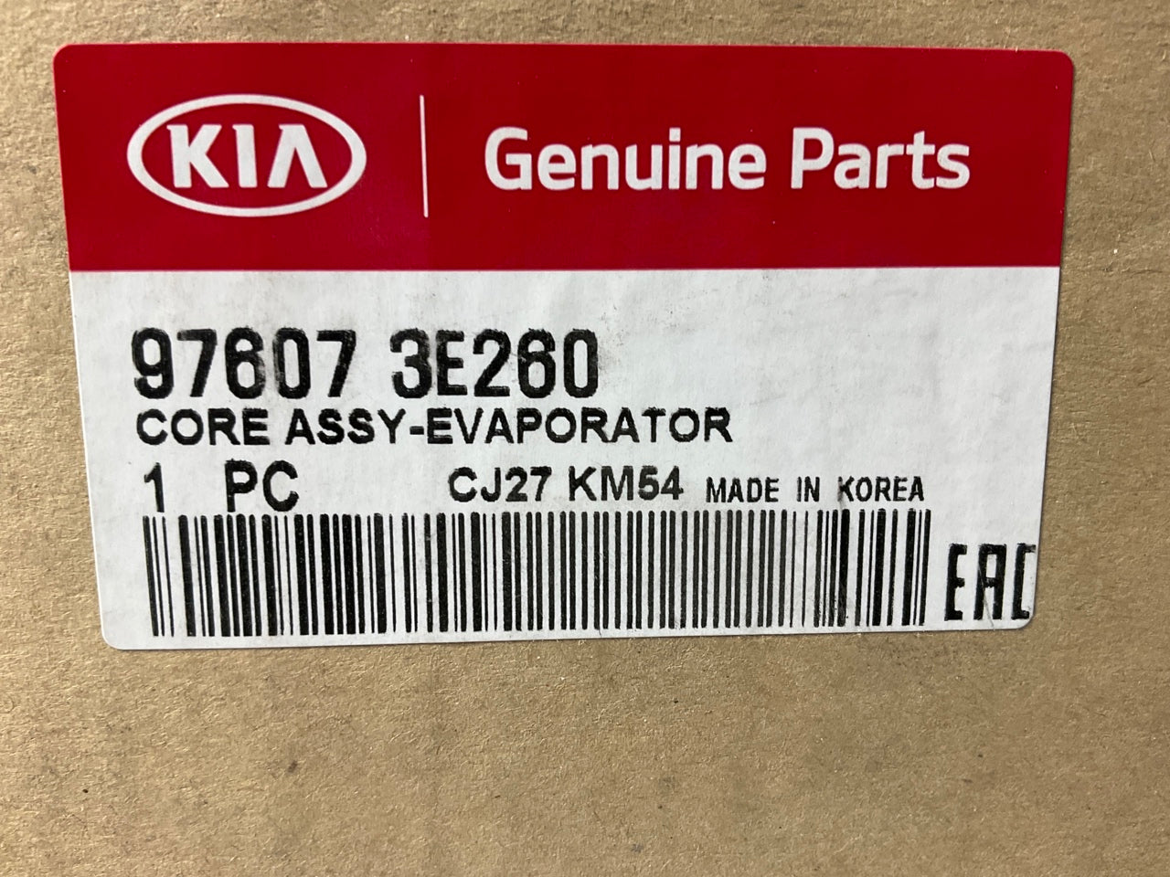 NEW GENUINE A/C Evaporator Core For 2007-2009 Kia Sorento 97607-3E260