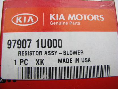 NEW - OEM Rear A/C Blower Motor Resistor For 2009-14 Kia Sorento 979071U000