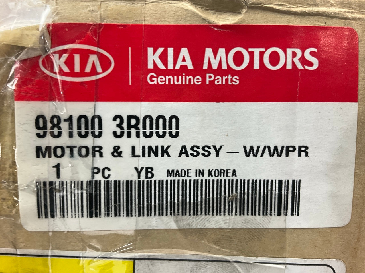 NEW Windshield Wiper Motor & Linkage OEM For 14-16 Kia Cadenza 981003R000